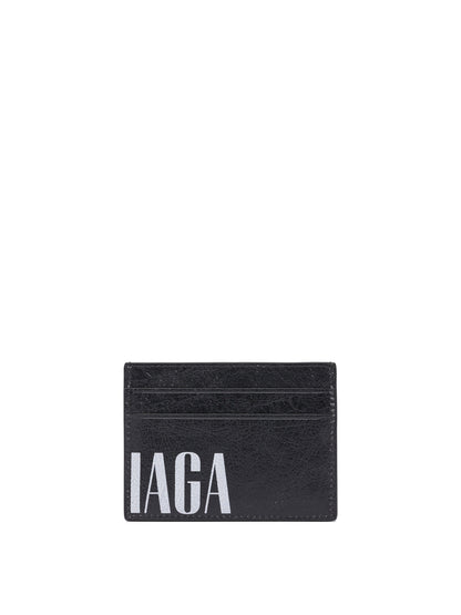 Balenciaga "Editor" Card Holder - Black