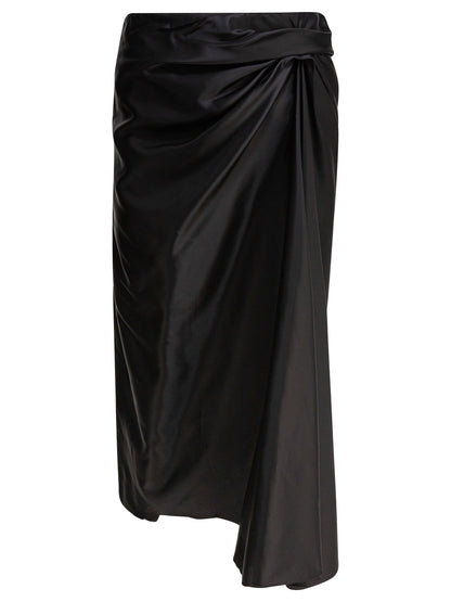 Balenciaga Draped skirt - Black
