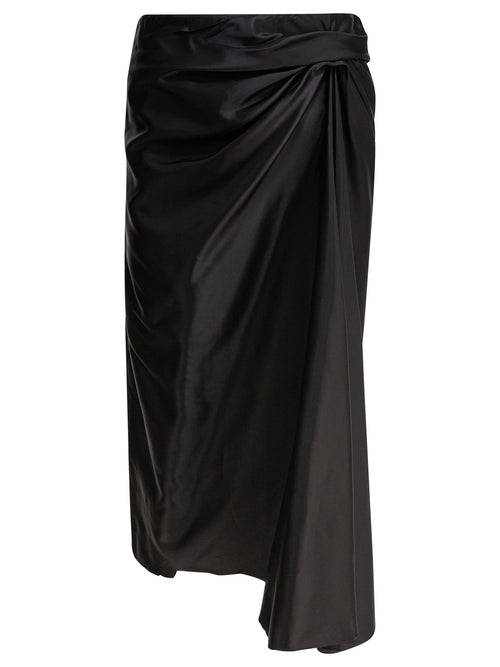 Balenciaga Draped skirt - Black