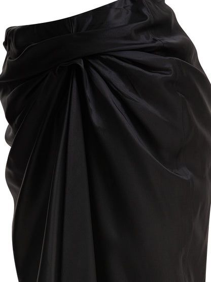 Balenciaga Draped skirt - Black