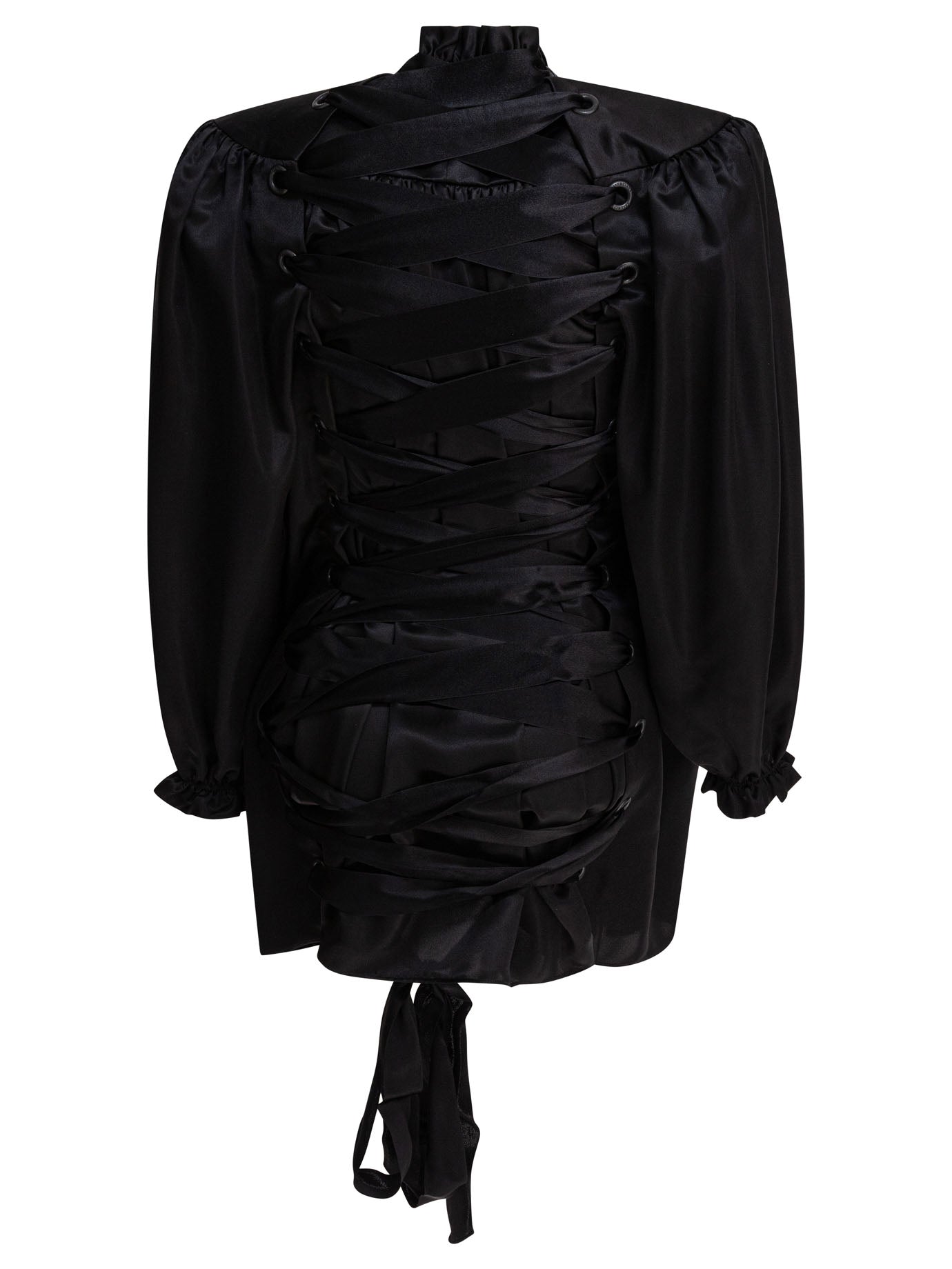 Balenciaga Lace-up blouse - Black