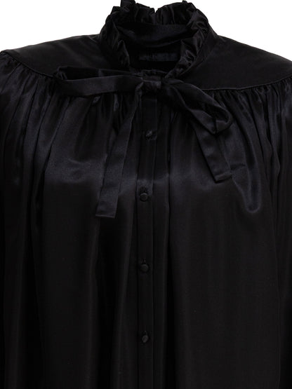 Balenciaga Lace-up blouse - Black