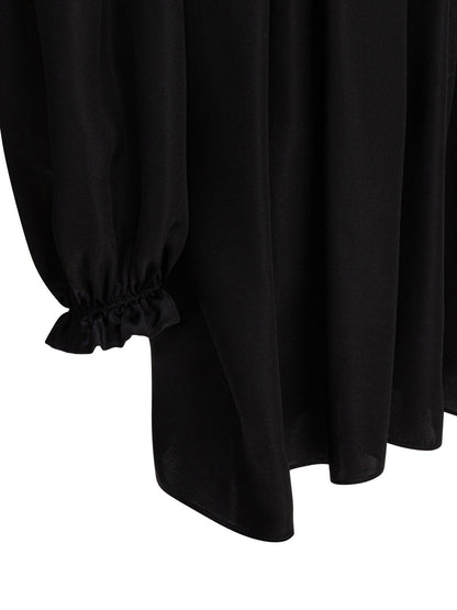 Balenciaga Lace-up blouse - Black