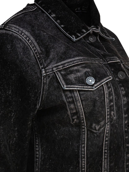Balenciaga Denim jacket with laces - Black