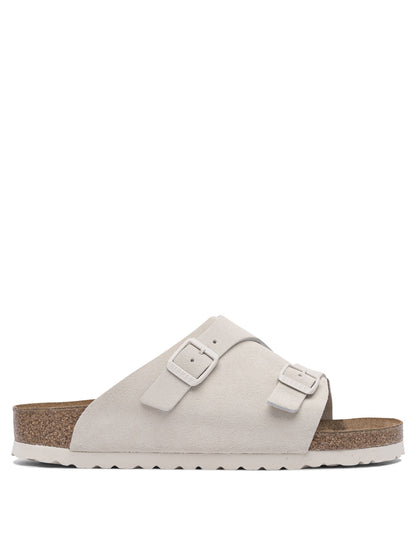 Birkenstock "Zurich" Slides - White