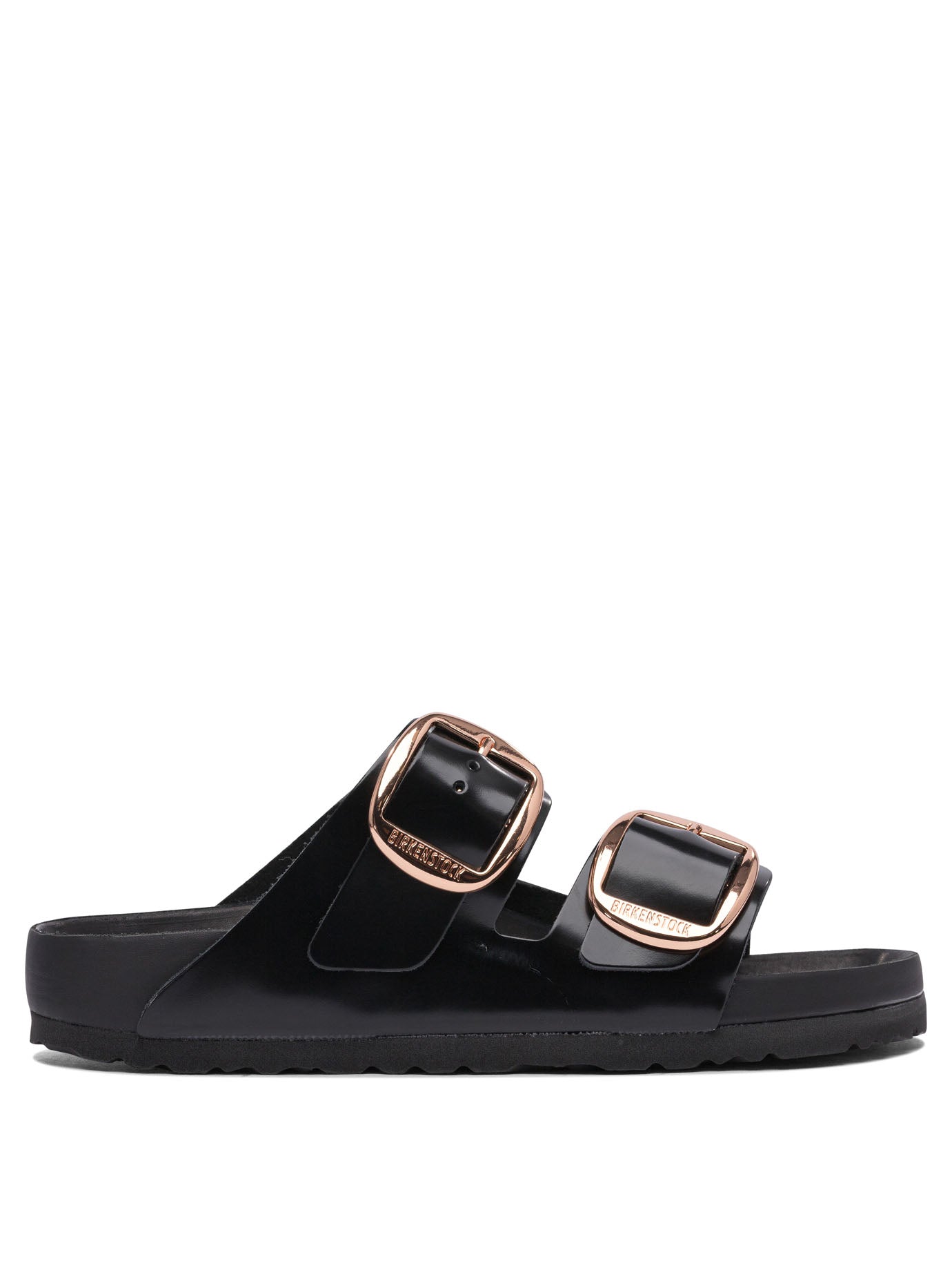 Birkenstock "Arizona Big Buckle" low sandals - Black