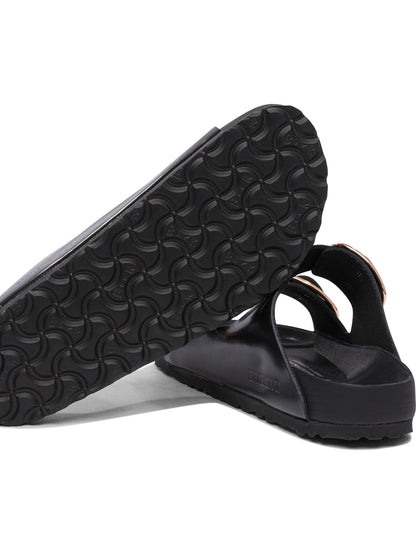 Birkenstock "Arizona Big Buckle" low sandals - Black
