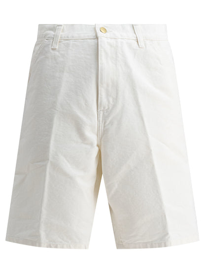 Carhartt Wip "Single Knee" Shorts - White
