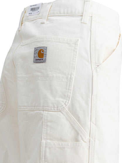 Carhartt Wip "Single Knee" Shorts - White
