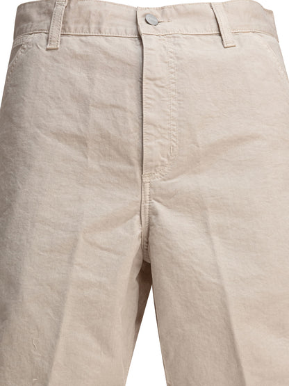 Carhartt Wip "Single Knee" Shorts - Beige