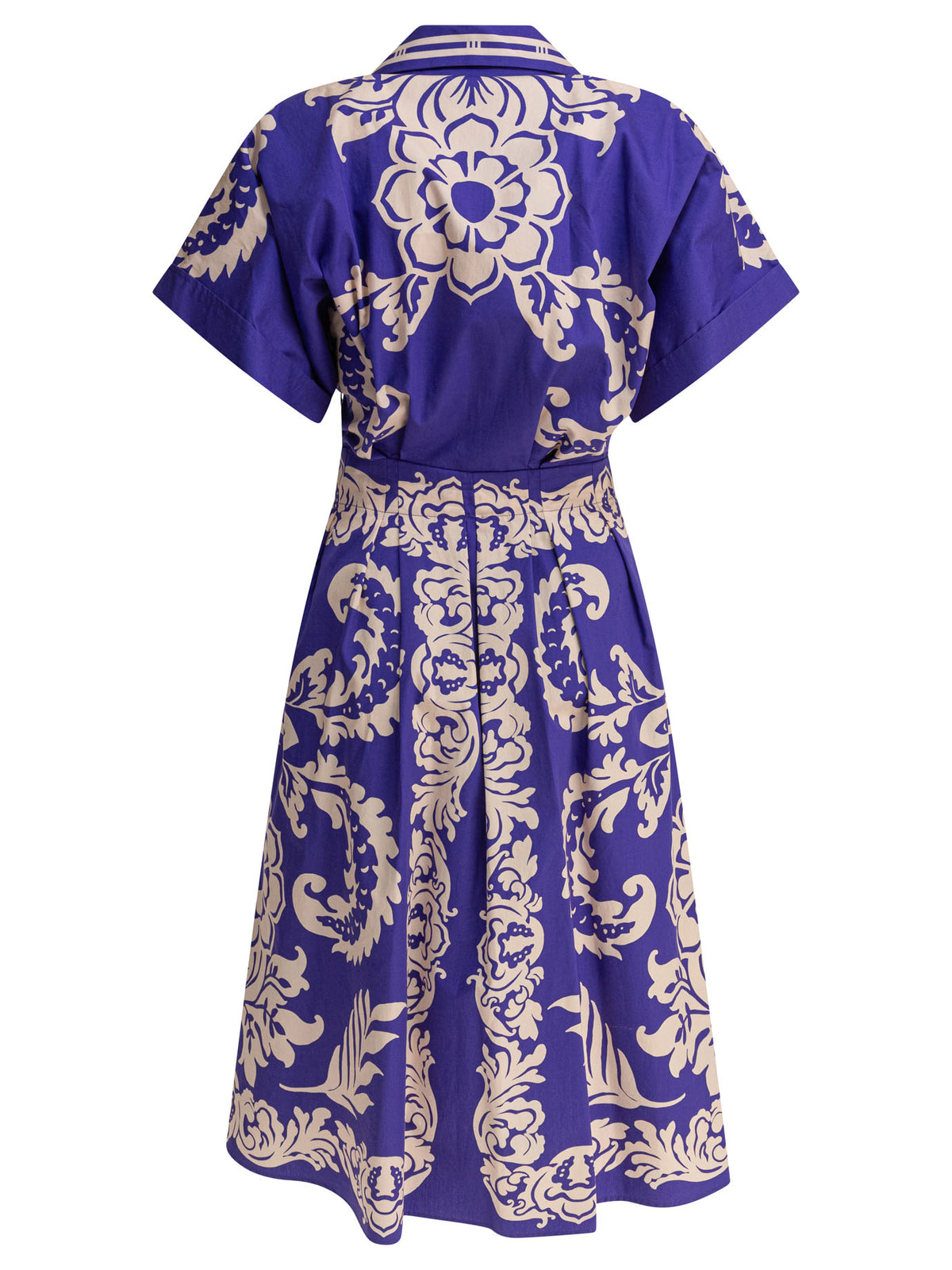 Etro Cotton flared dress - Blue