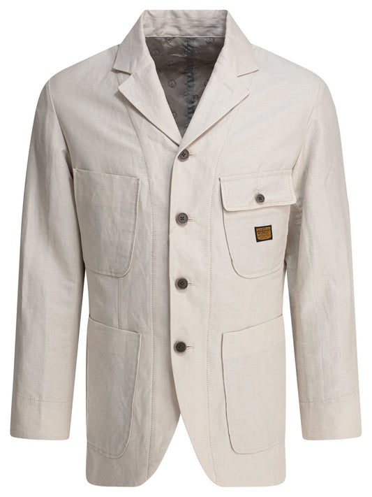 Kapital "BEERpt" blazer jacket - Beige