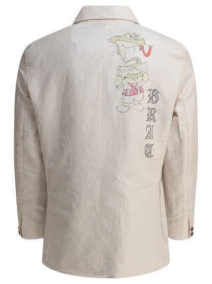 Kapital "BEERpt" blazer jacket - Beige