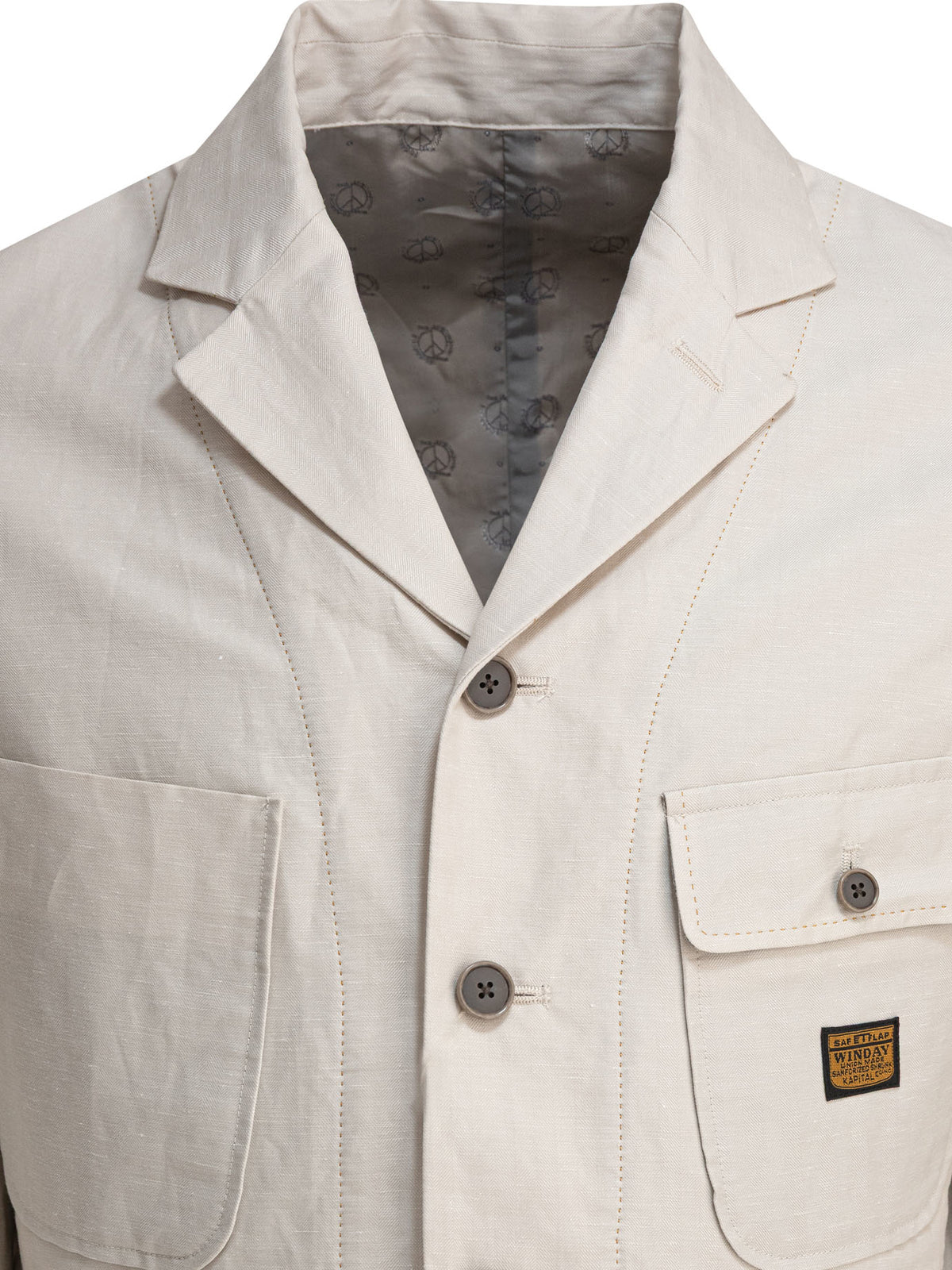 Kapital "BEERpt" blazer jacket - Beige