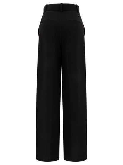Khaite Wide-leg pants - Black