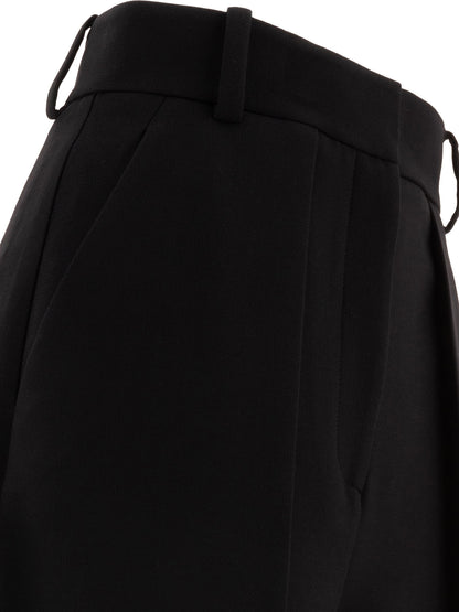 Khaite Wide-leg pants - Black