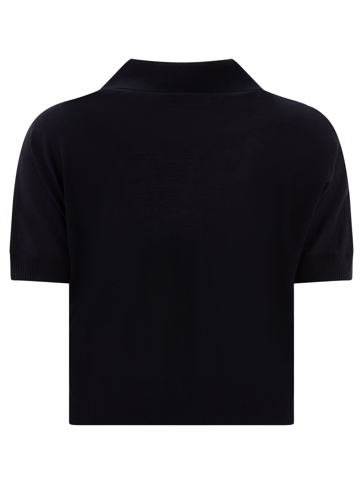 Khaite Cropped polo - Blue