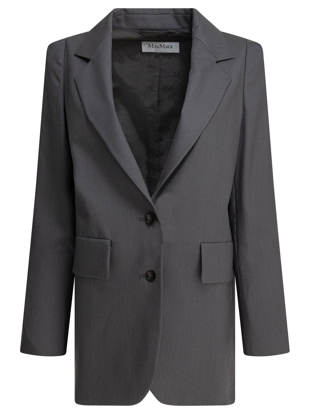 Max Mara Virgin wool "Ebridi" blazer - Grey