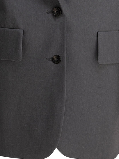 Max Mara Virgin wool "Ebridi" blazer - Grey