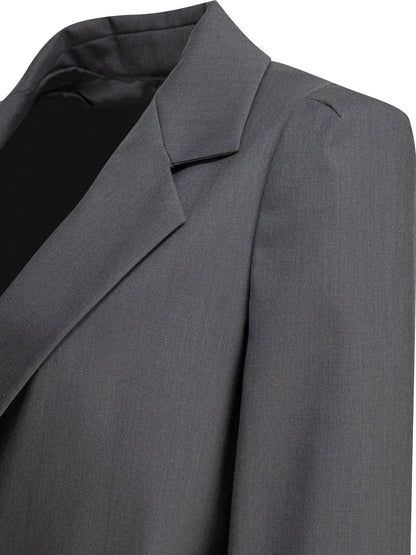 Max Mara Virgin wool "Ebridi" blazer - Grey
