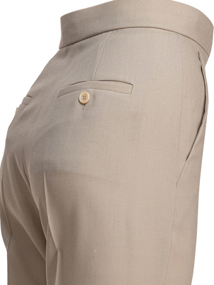Max Mara Straight-leg trousers - Beige