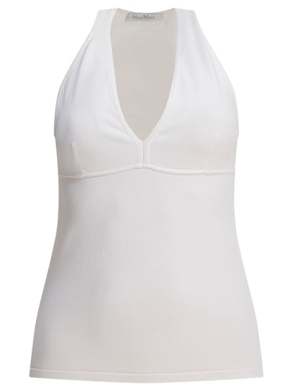 Max Mara Viscose top - White
