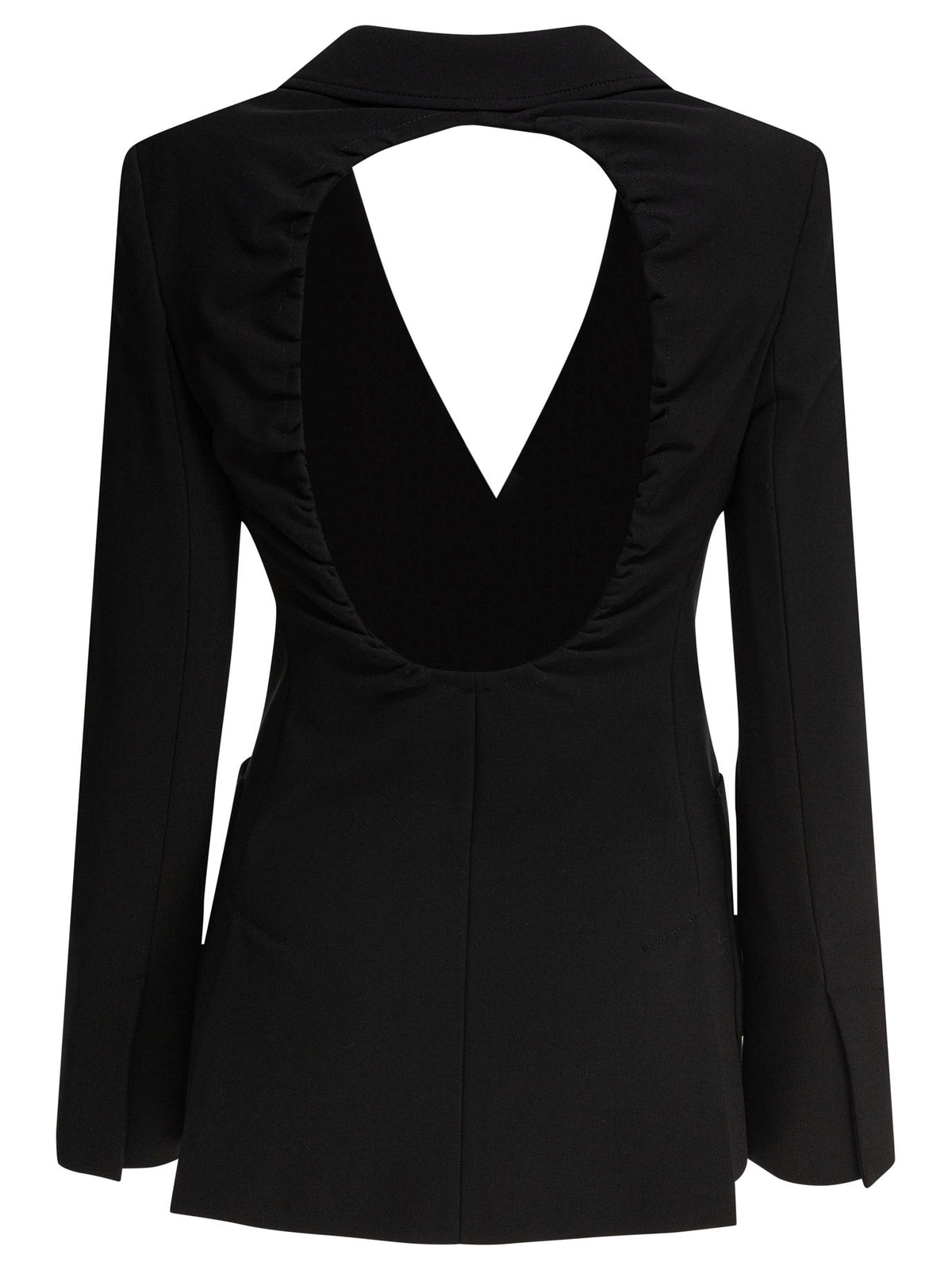 Max Mara Slim jersey blazer - Black