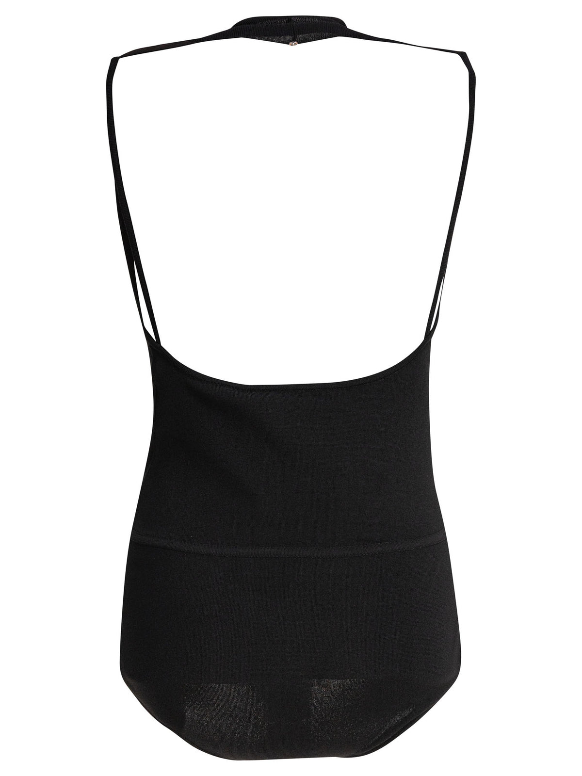 Max Mara Sportmax Sleeveless draped bodysuit - Black