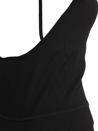 Max Mara Sportmax Sleeveless draped bodysuit - Black