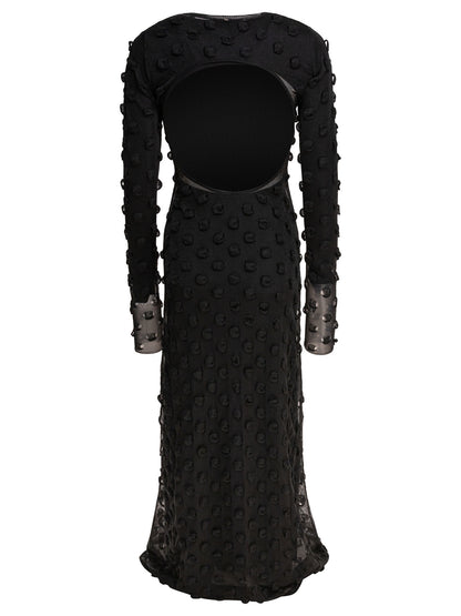 Max Mara Sportmax Long flared dress - Black
