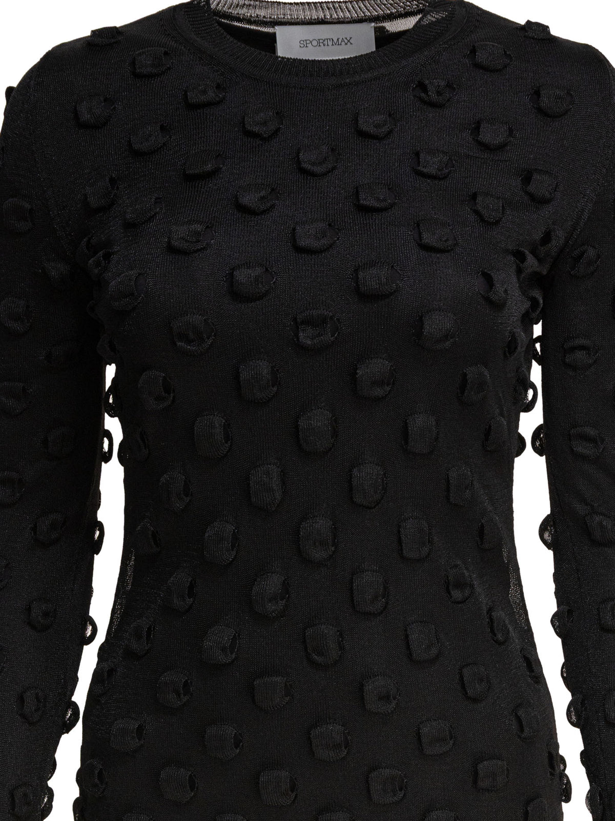 Max Mara Sportmax Long flared dress - Black