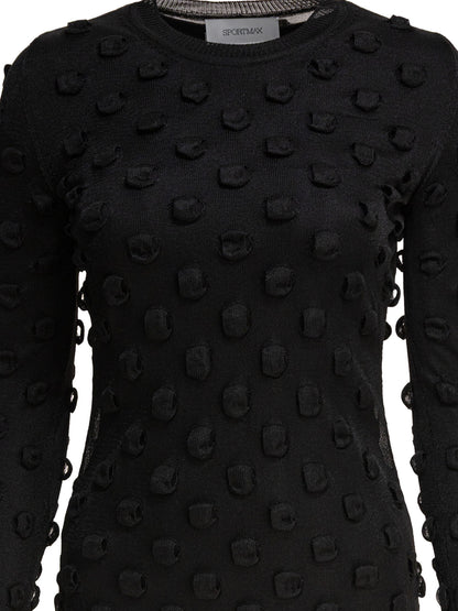 Max Mara Sportmax Long flared dress - Black