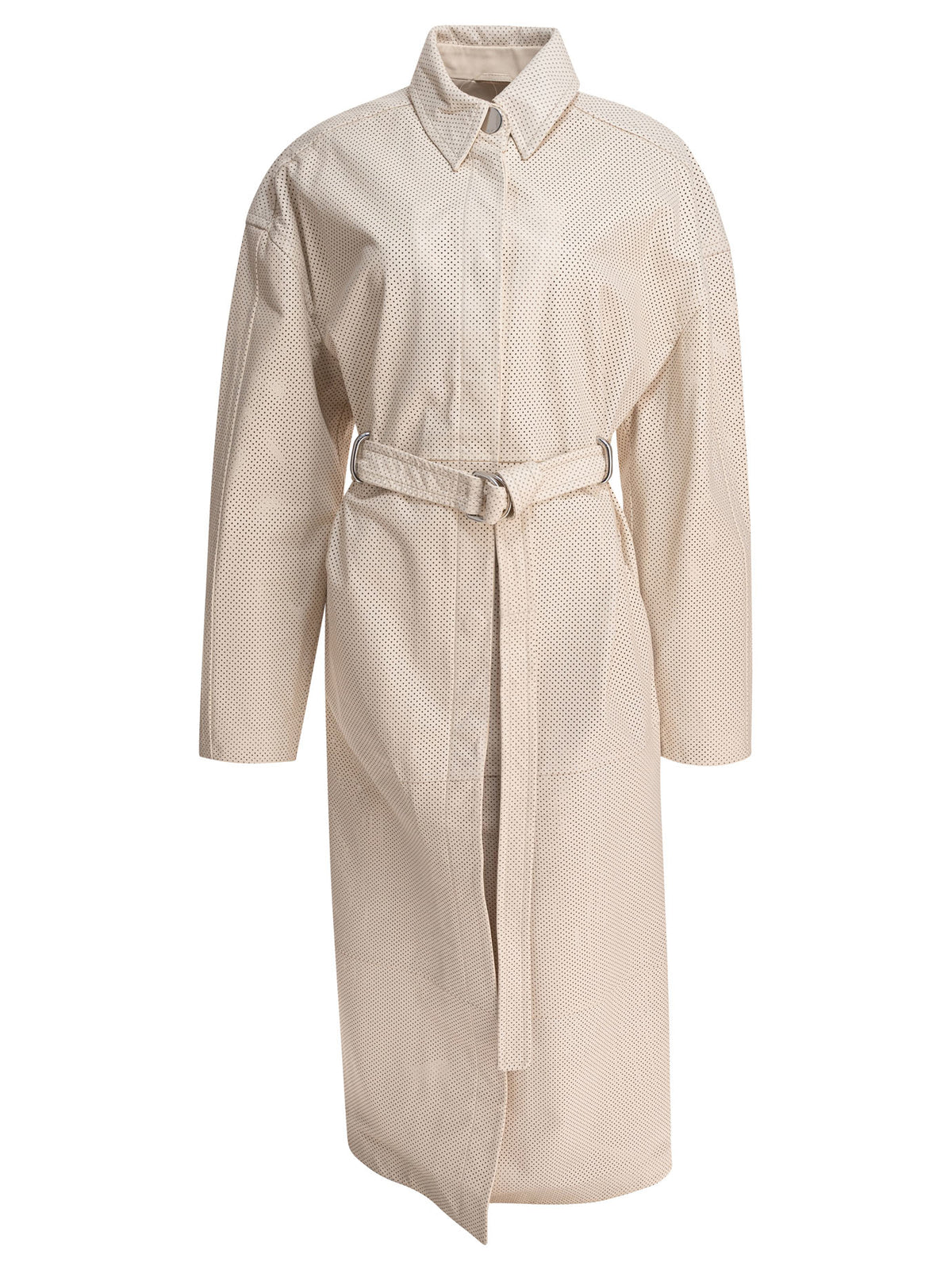 Max Mara Sportmax Trench coat with leather belt - Beige