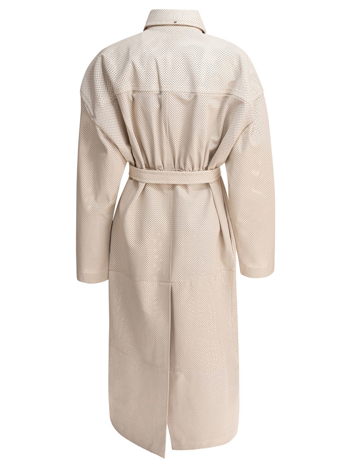 Max Mara Sportmax Trench coat with leather belt - Beige