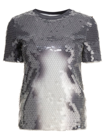 Max Mara Sportmax T-shirt with sequins - Grey