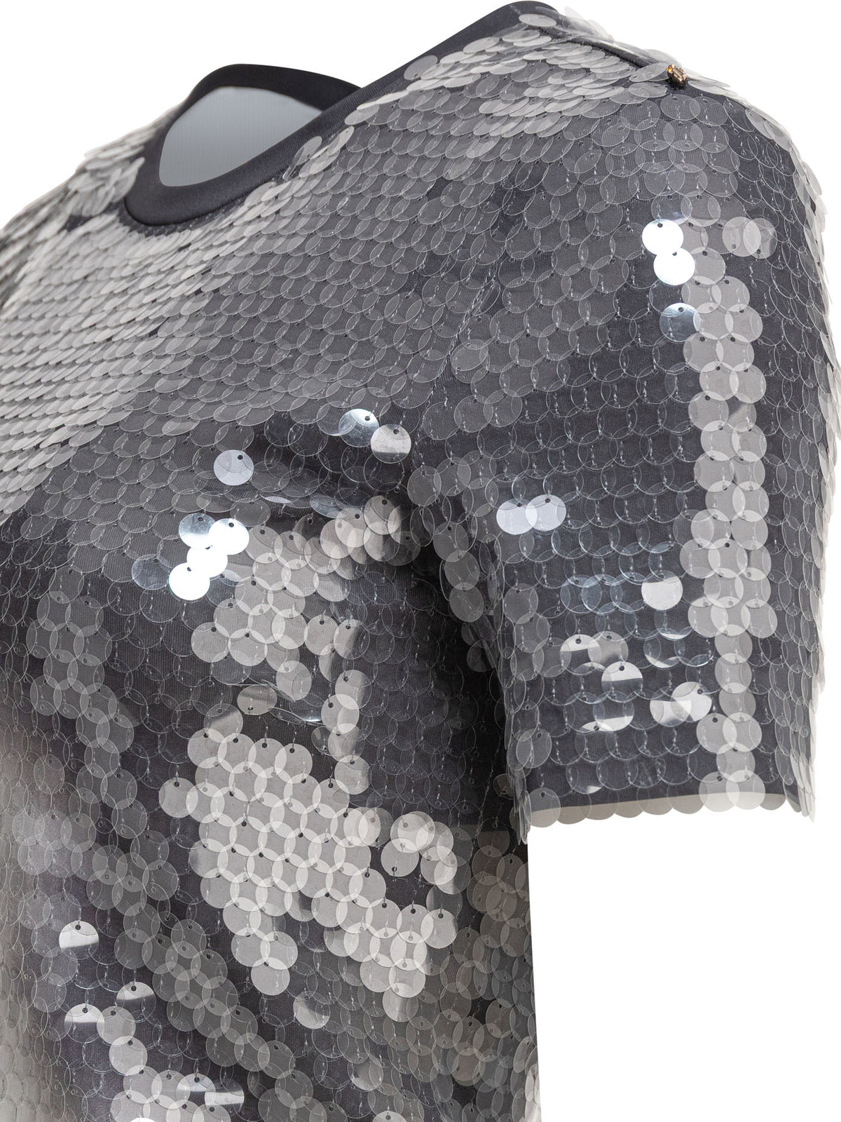 Max Mara Sportmax T-shirt with sequins - Grey