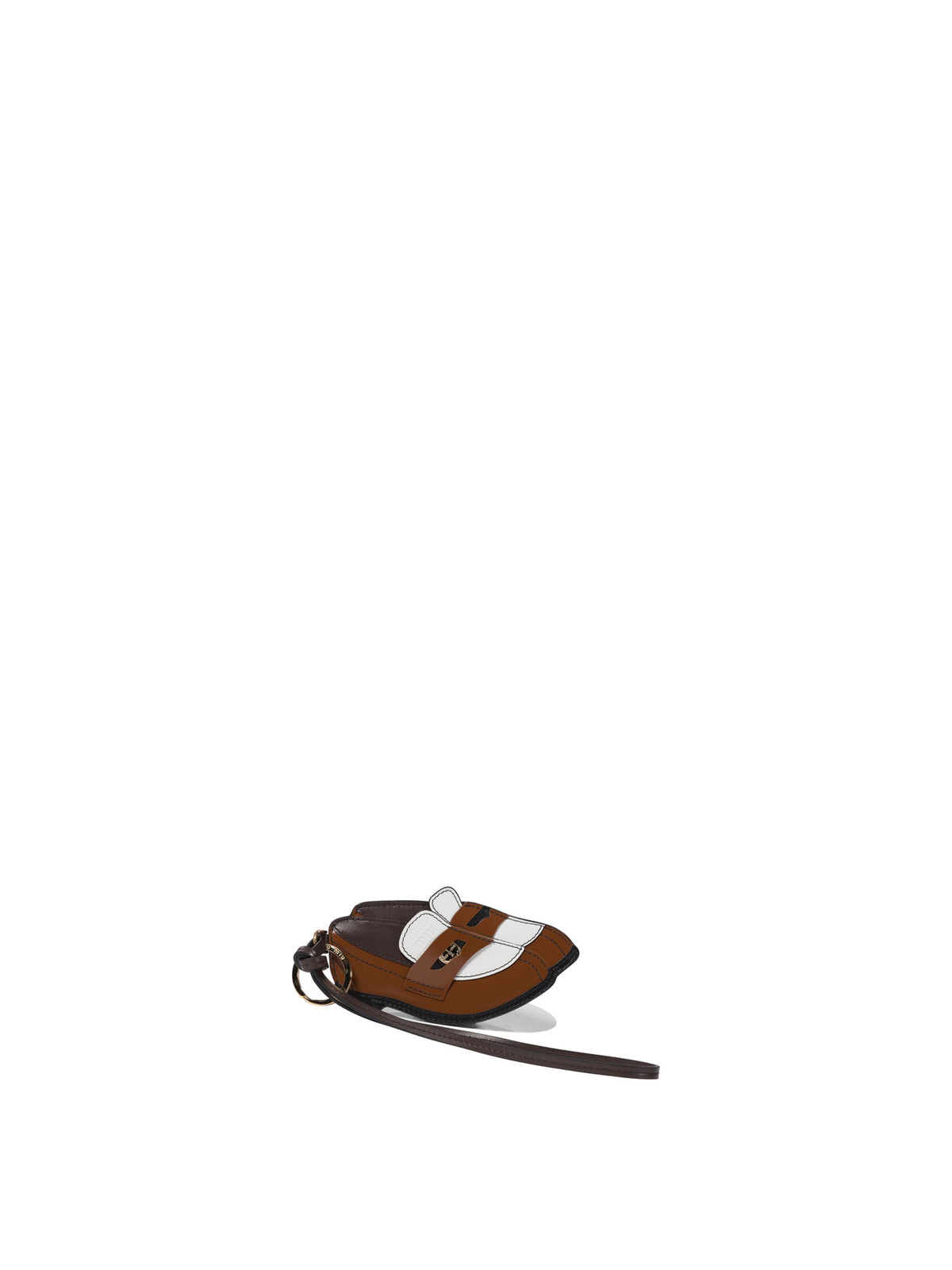 Miu Miu Keychain "Penny Loafer" - Brown