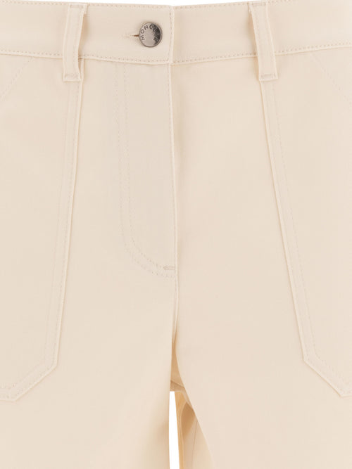 Moncler Cotton gabardine shorts - Beige