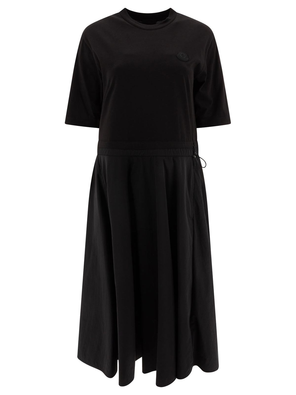 Moncler Pleated midi dress - Black