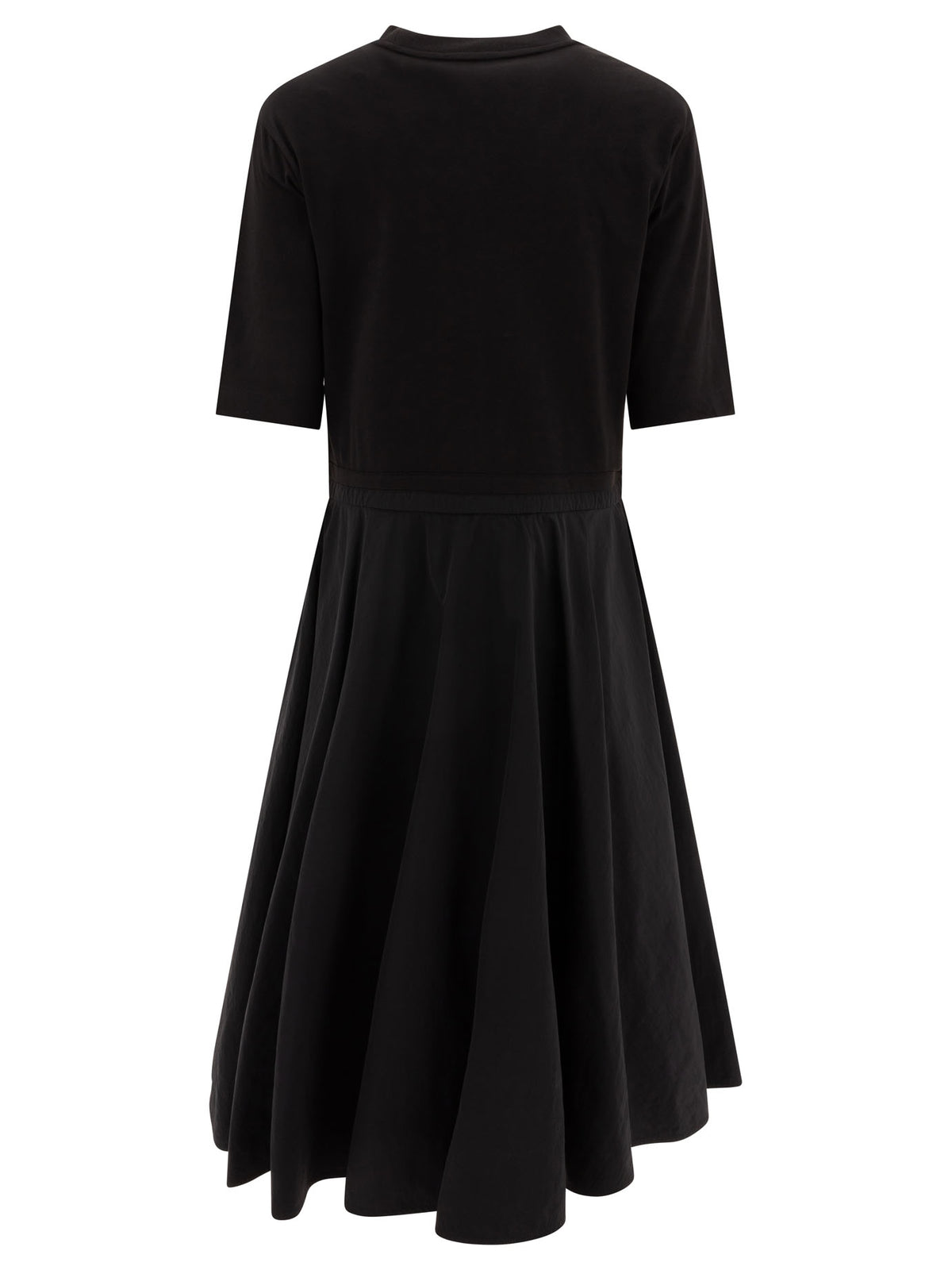 Moncler Pleated midi dress - Black