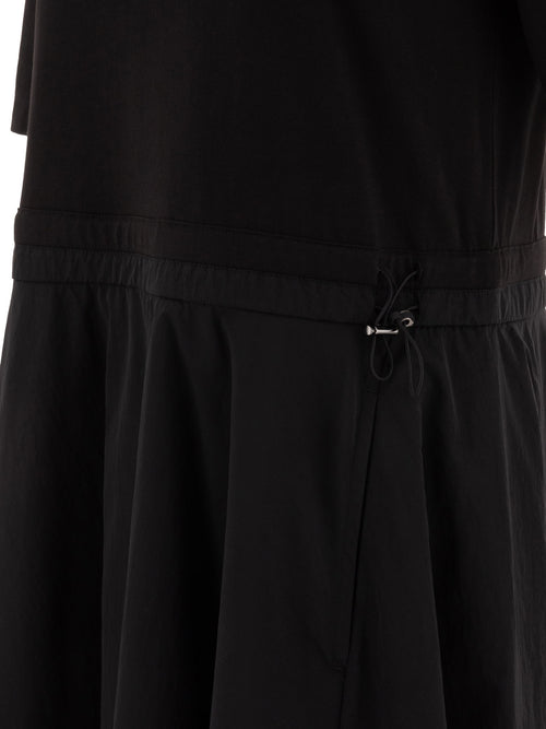 Moncler Pleated midi dress - Black