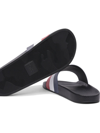 Moncler "Basile" slides - Blue
