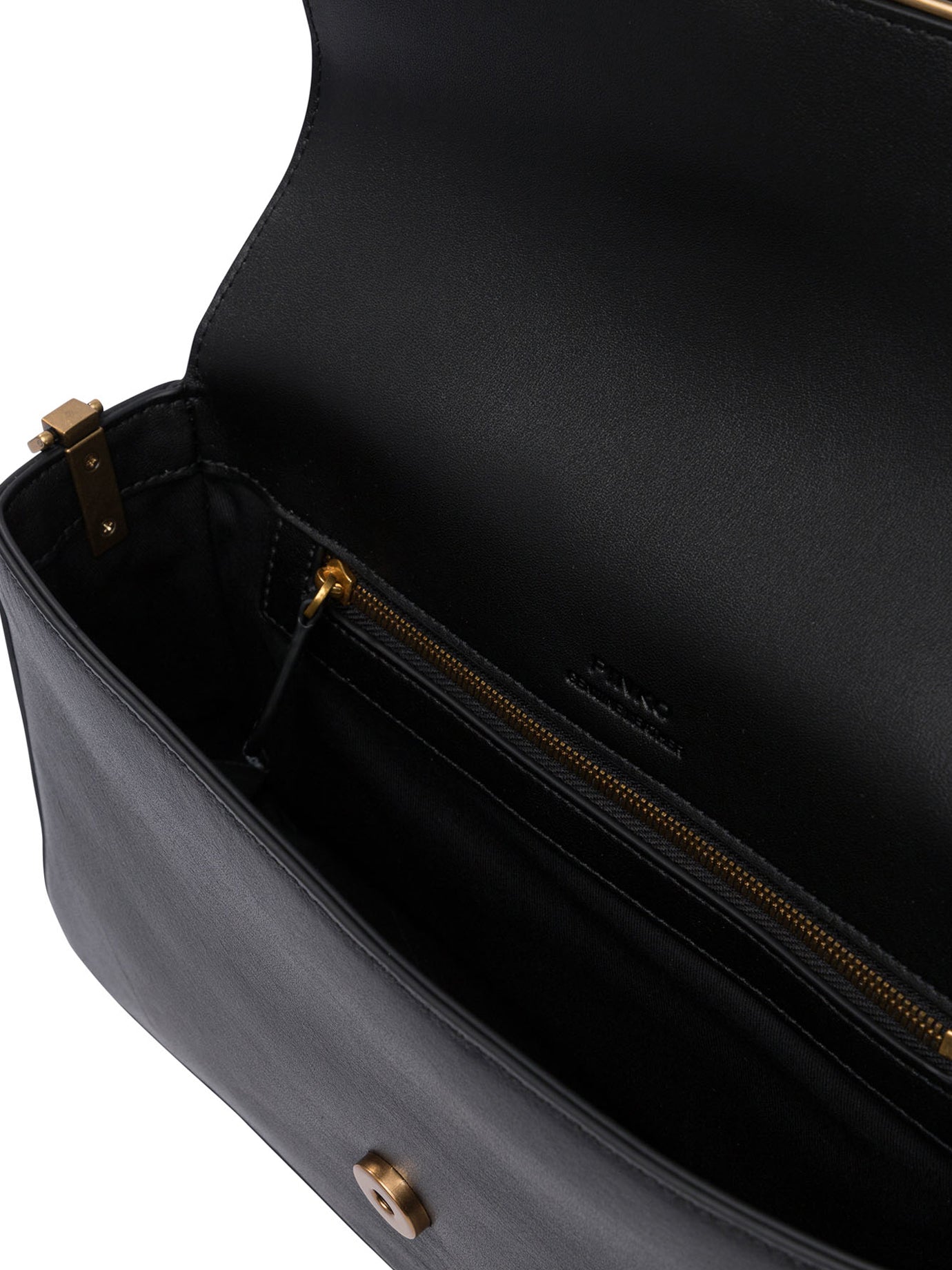 Pinko Borsa morbida a tracolla "Love Bag" in pelle - Black