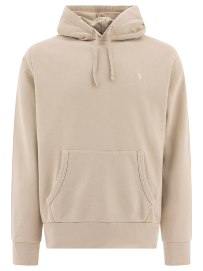 Polo Ralph Lauren Hoodie with logo - Beige