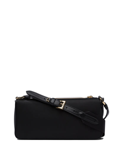 Prada Re-Nylon and leather crossbody bag - Black