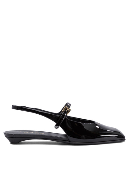 Prada Patent leather Mary Jane flats - Black