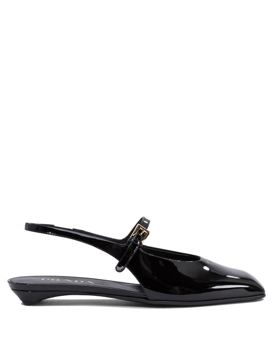 Prada Patent leather Mary Jane flats - Black