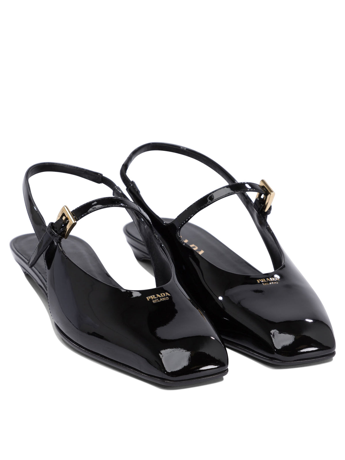 Prada Patent leather Mary Jane flats - Black
