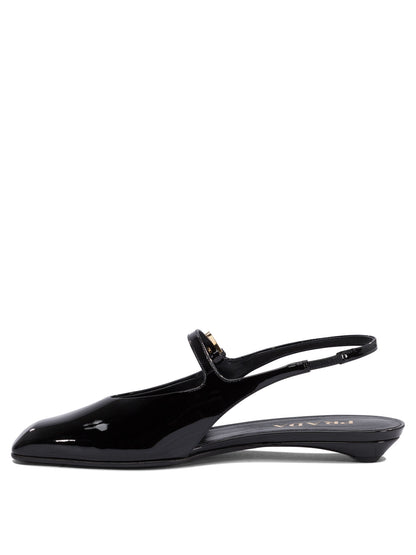 Prada Patent leather Mary Jane flats - Black