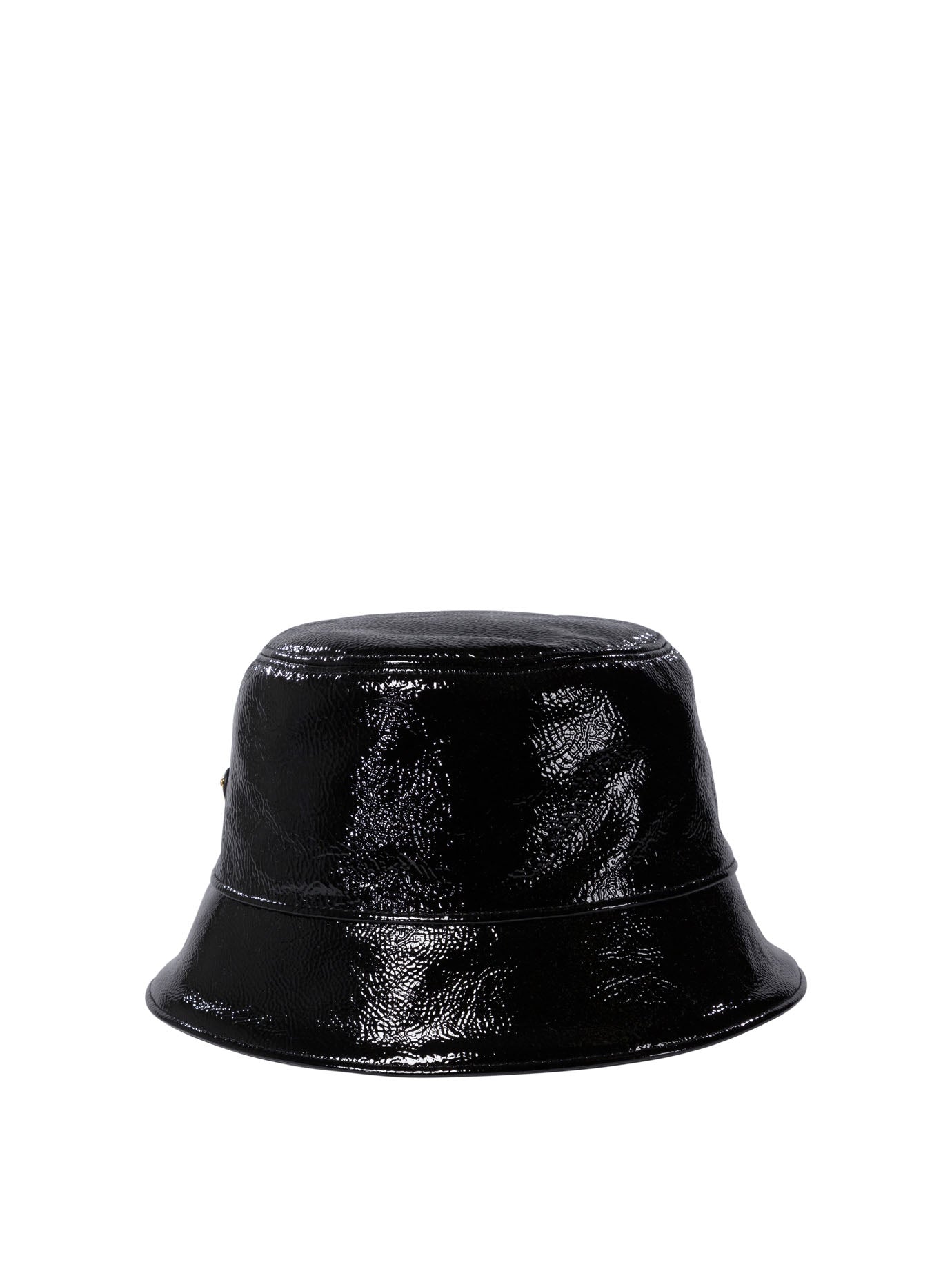 Prada Naplak patent leather bucket hat - Black